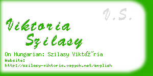 viktoria szilasy business card